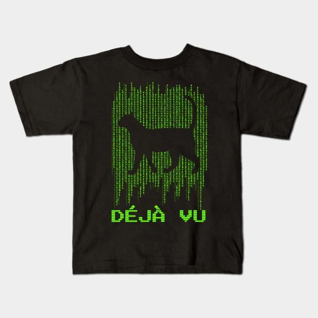 Deja Vu Kids T-Shirt by Meta Cortex